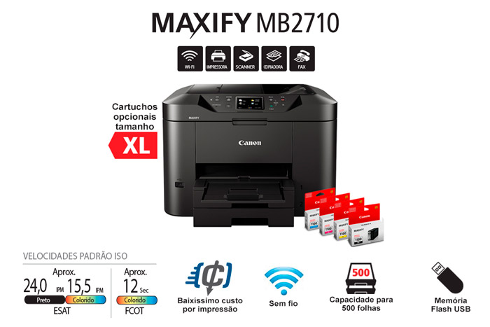 Impressora Multifuncional MAXIFY MB2710