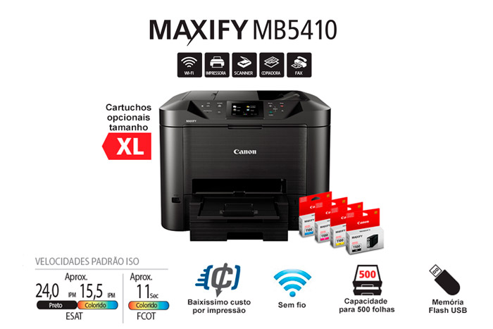 Impressora Multifuncional MAXIFY MB5410 view 5
