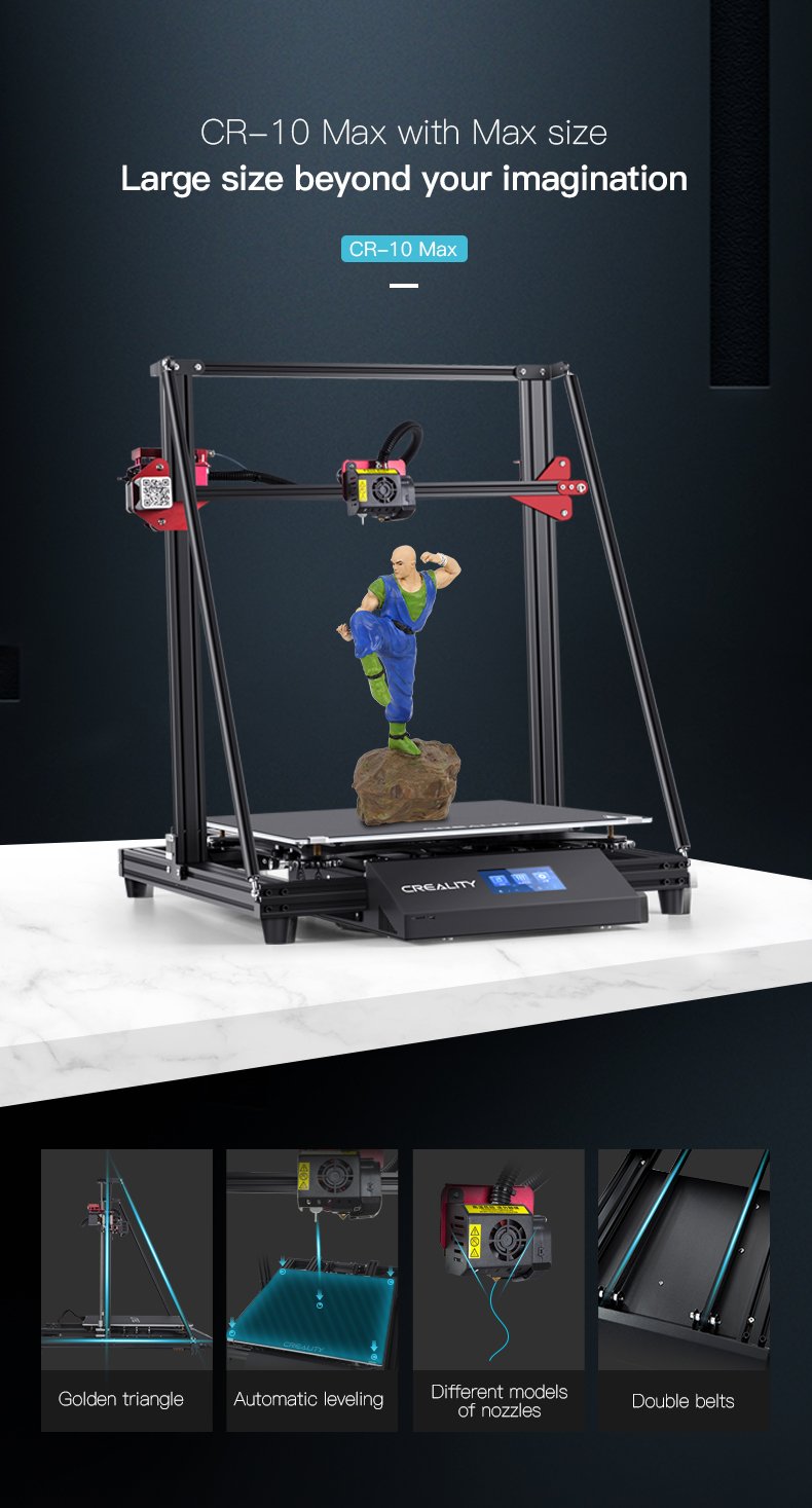 Official CrealityCR 10 Max 3D Printer