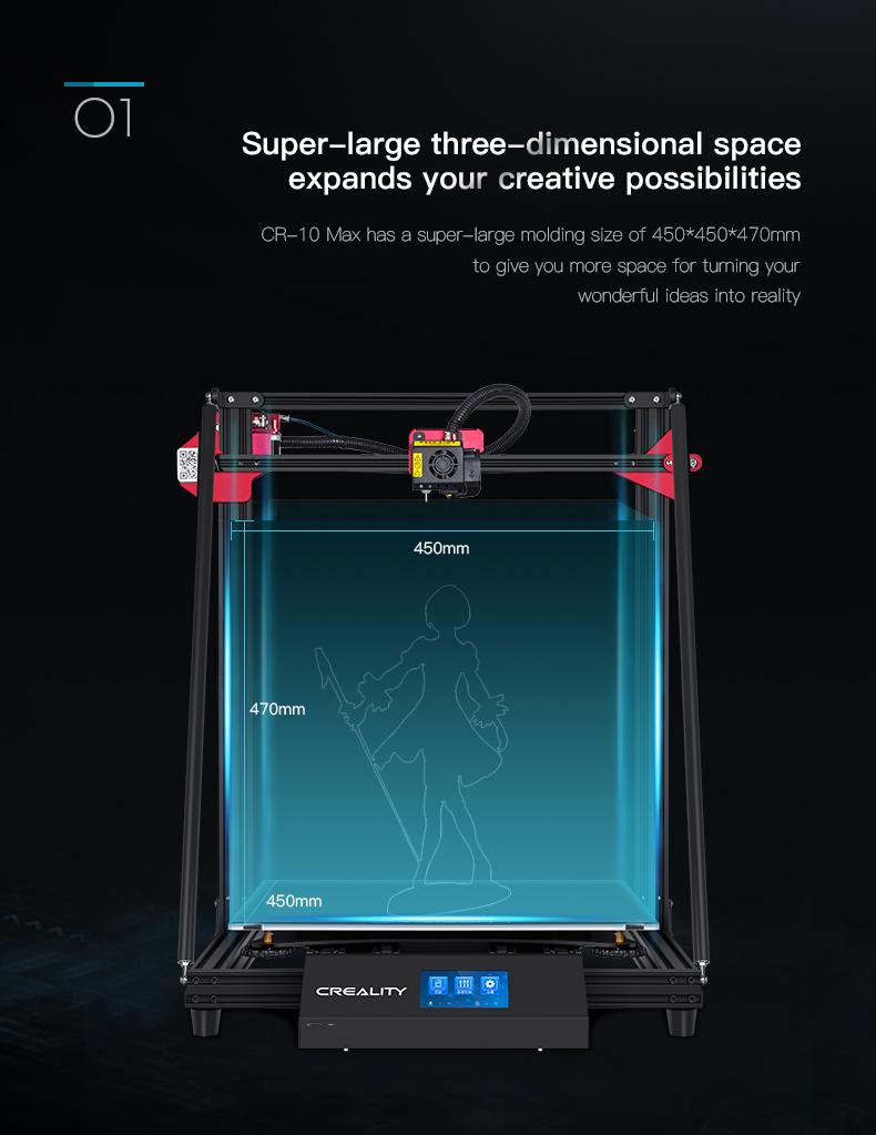 Official CrealityCR 10 Max 3D Printer