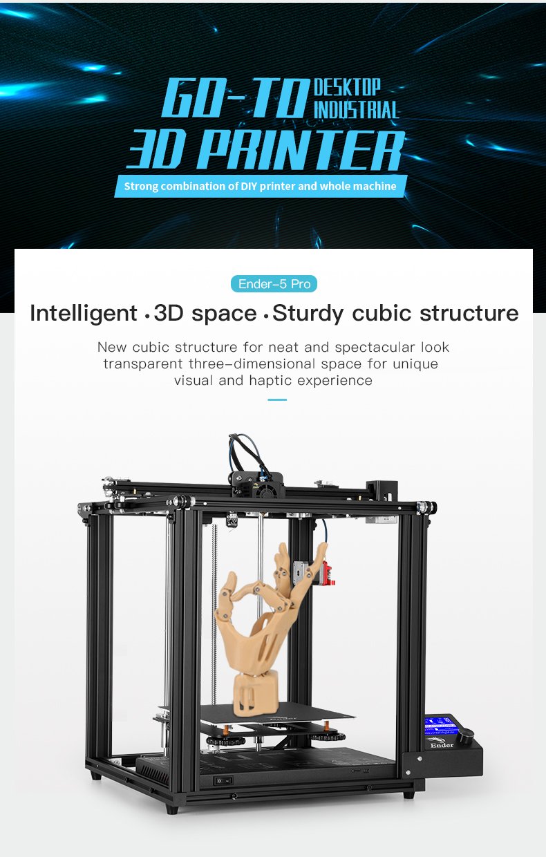 Official Creality Ender 5 Pro 3D Printer01