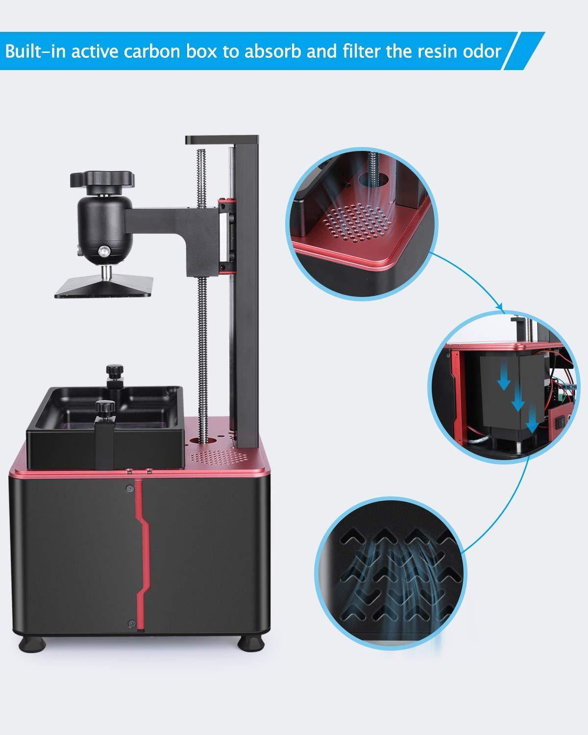 ELEGOO Mars 2 Pro Mono LCD MSLA Resin 3D Printer with Air Purifier